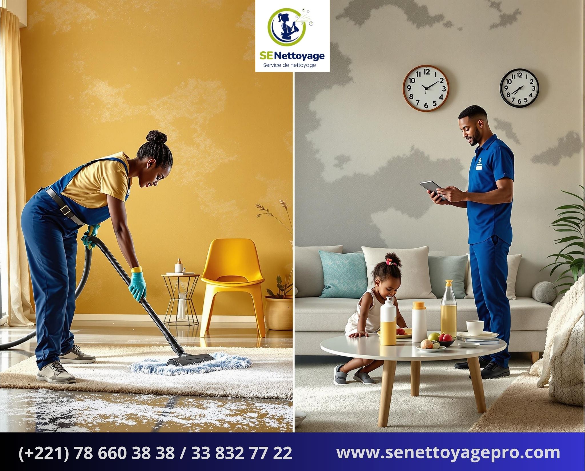 Senettoyage pro - Pourquoi choisir un nettoyage professionnel plutôt qu’un nettoyage classique - femme de menage - Dakar - Senegal
